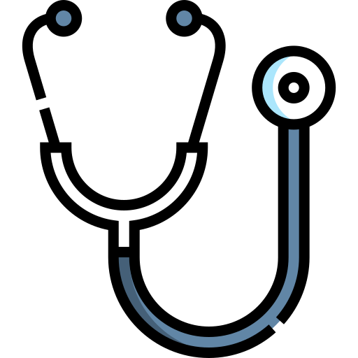 Stethoscope Detailed Straight Lineal color icon