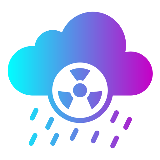 Acid rain Generic gradient fill icon
