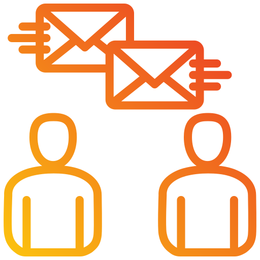 comunicación por correo electrónico Generic gradient outline icono