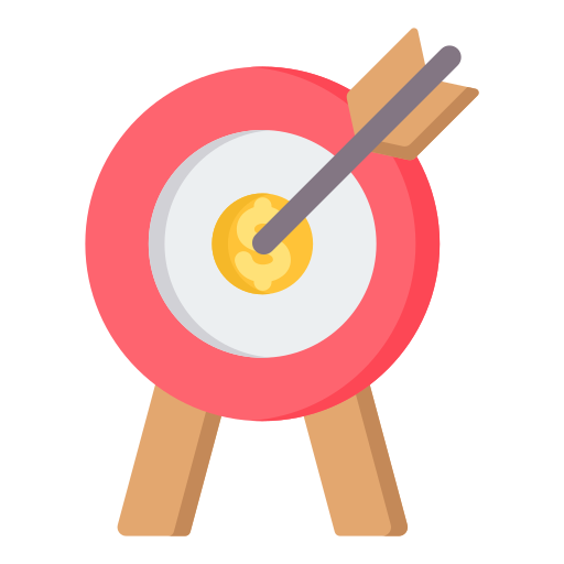 Target market Generic color fill icon
