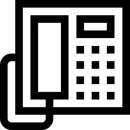 telefon Basic Straight Lineal icon