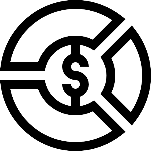 Круговая диаграмма Basic Straight Lineal иконка