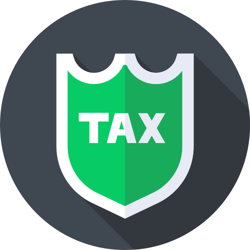 impuesto Flat Circular Flat icono