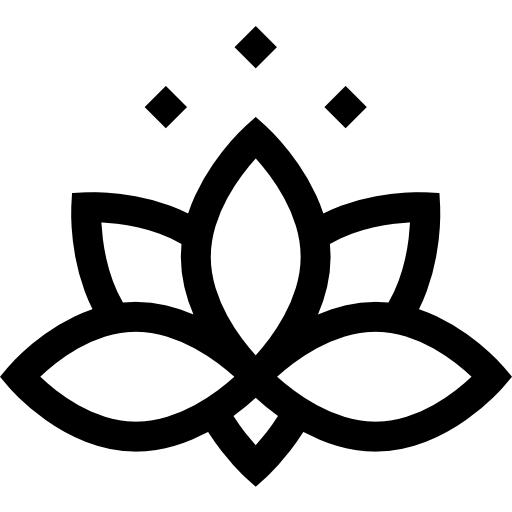 fiore di loto Basic Straight Lineal icona