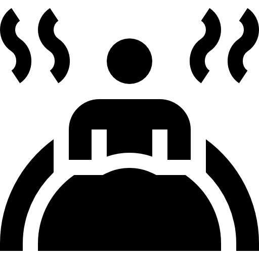 Sauna Basic Straight Filled icon
