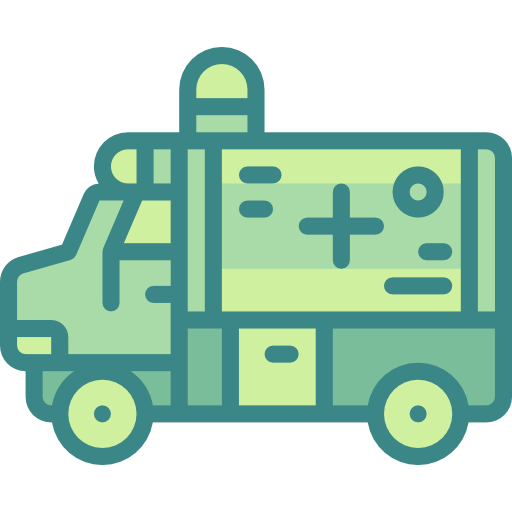 ambulance Wanicon Two Tone icoon