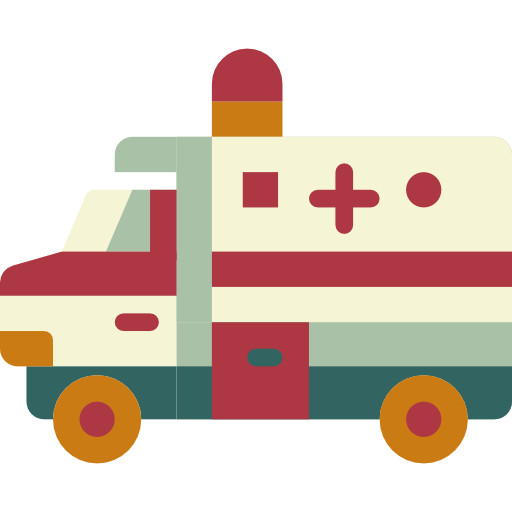 ambulancia Wanicon Flat icono