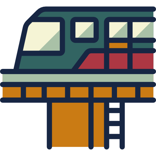 spoorweg Wanicon Lineal Color icoon