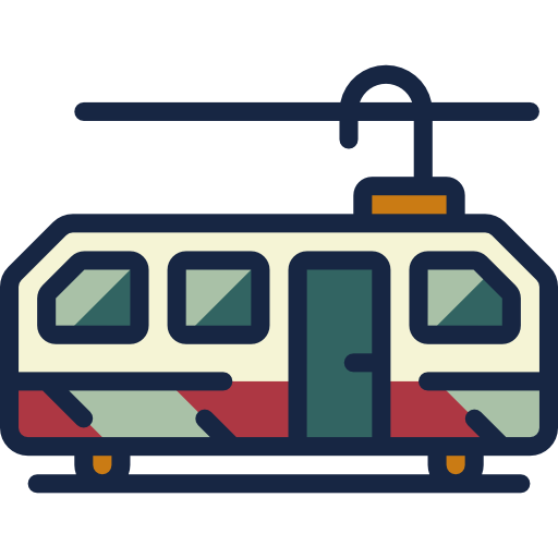 Tram Wanicon Lineal Color icon
