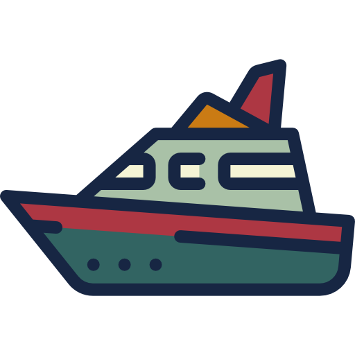 yatch Wanicon Lineal Color icon