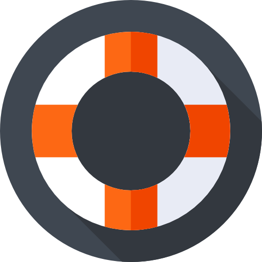 salvador de la vida Flat Circular Flat icono