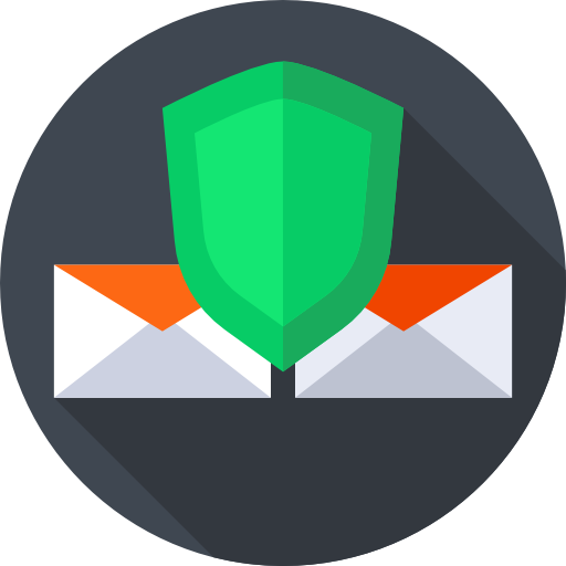 Mails Flat Circular Flat icon