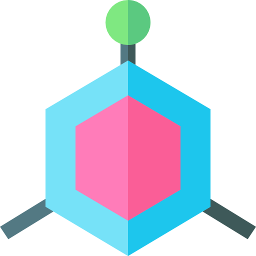 Molecular Basic Straight Flat icon