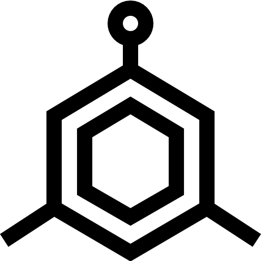 molekular Basic Straight Lineal icon
