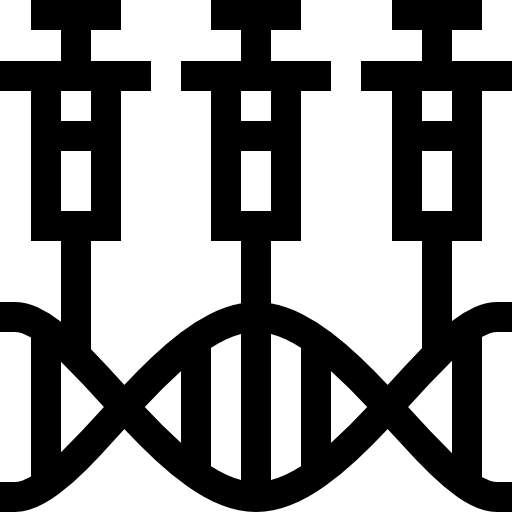 유전 적 변형 Basic Straight Lineal icon
