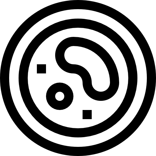 페트리 접시 Basic Straight Lineal icon