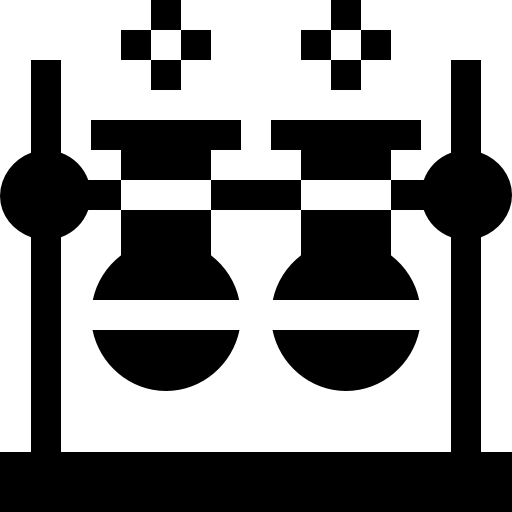 chimie Basic Straight Filled Icône