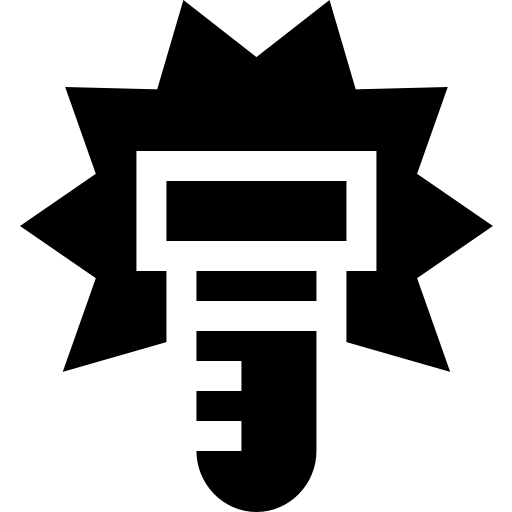 Chemical reaction Basic Straight Filled icon