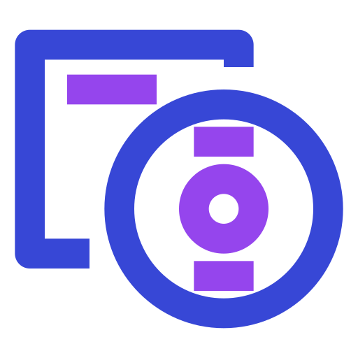 cd Generic color outline icono