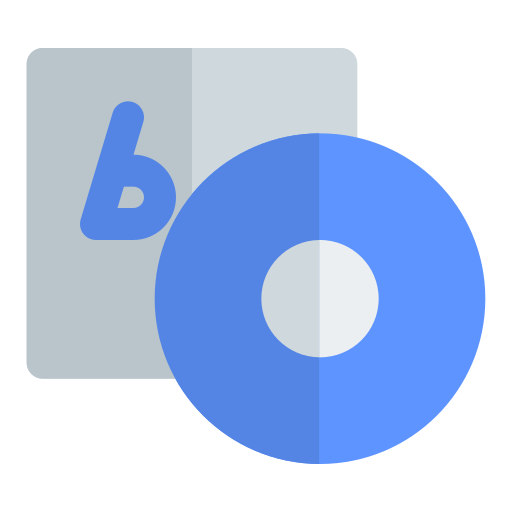 blue ray Generic color fill ikona