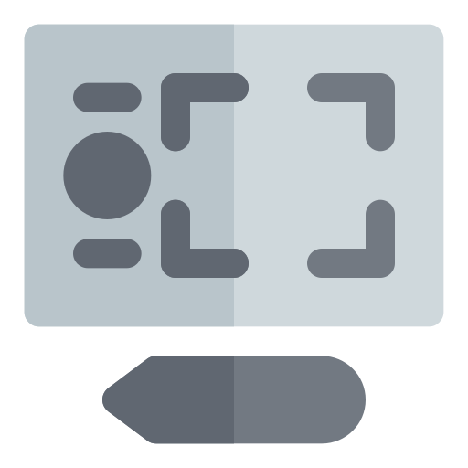 tablet graficzny Generic color fill ikona