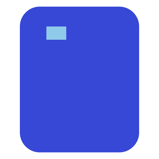 External harddisk Generic color fill icon
