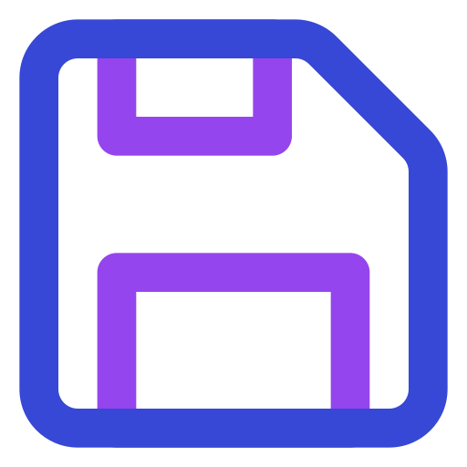 플로피 디스크 Generic color outline icon