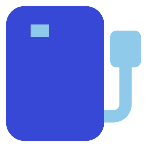 disque dur externe Generic color fill Icône