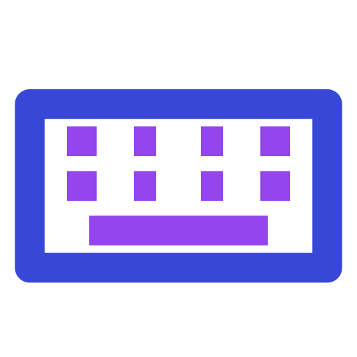 tastatur Generic color outline icon