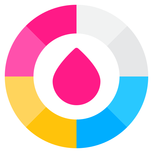Цветовое колесо Generic color fill иконка