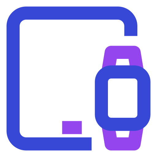 스마트 워치 Generic color outline icon