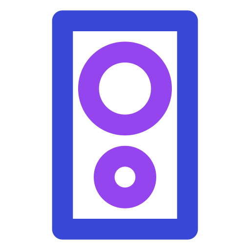 głośnik Generic color outline ikona