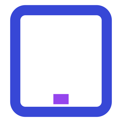 tablette Generic color outline Icône