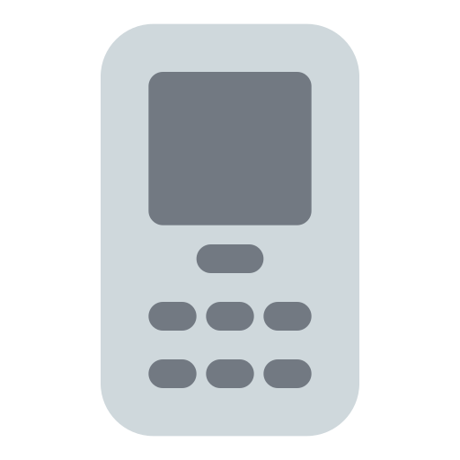 mobiele telefoon Generic color fill icoon