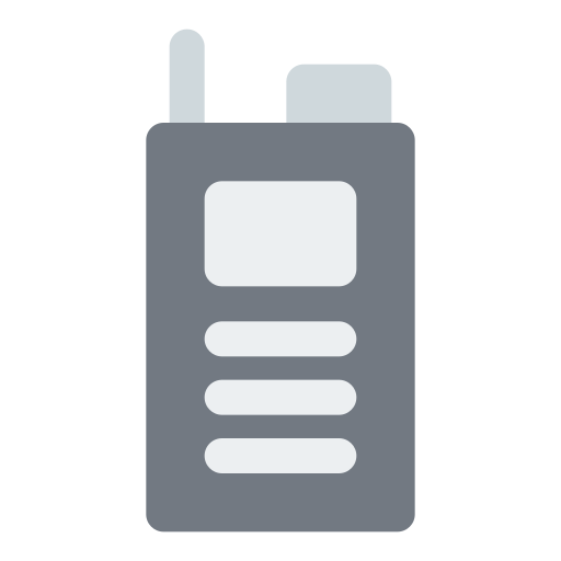 walkie-talkie Generic color fill icoon