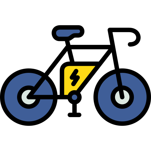 電動自転車 Generic color lineal-color icon