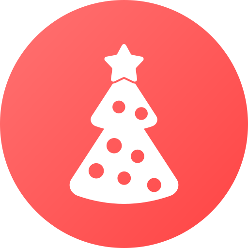 árbol de navidad Generic color fill icono