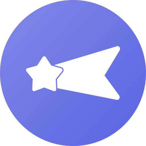 Falling star Generic color fill icon