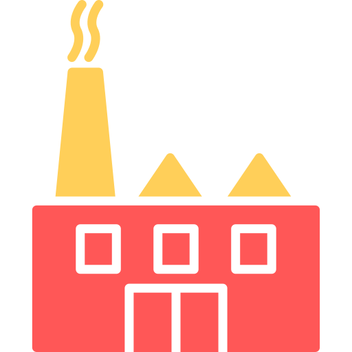 工場 Generic color fill icon