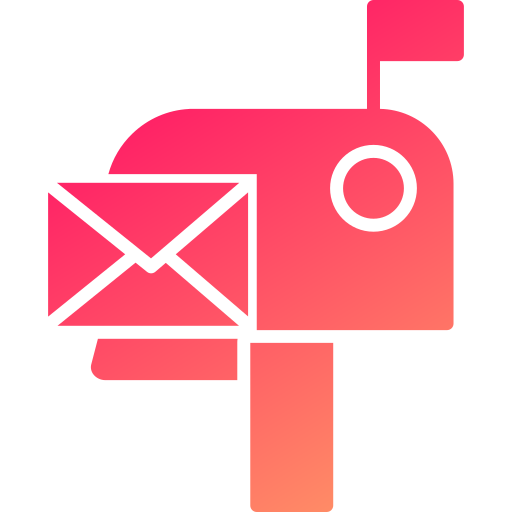 skrzynka pocztowa Generic gradient fill ikona