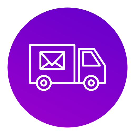 Postal service Generic gradient fill icon
