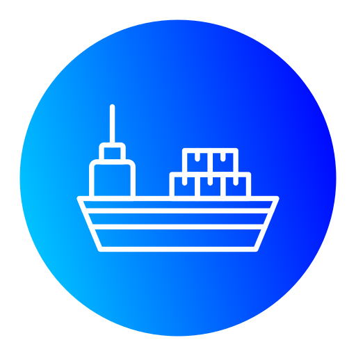 Cargo ship Generic gradient fill icon