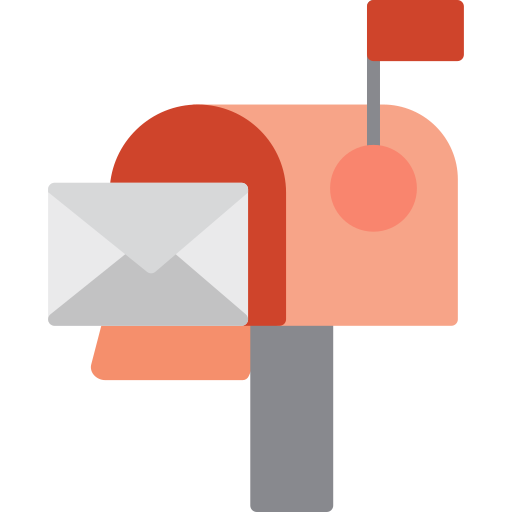 buzón de correo Generic color fill icono