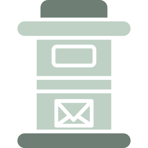 Letter box Generic color fill icon