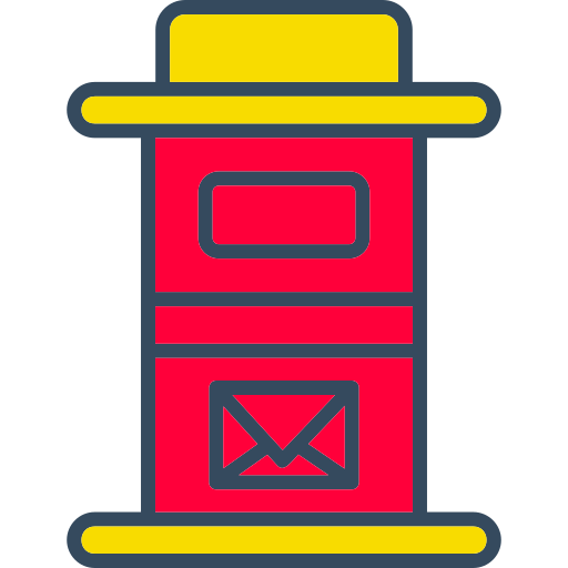 レターボックス Generic color lineal-color icon
