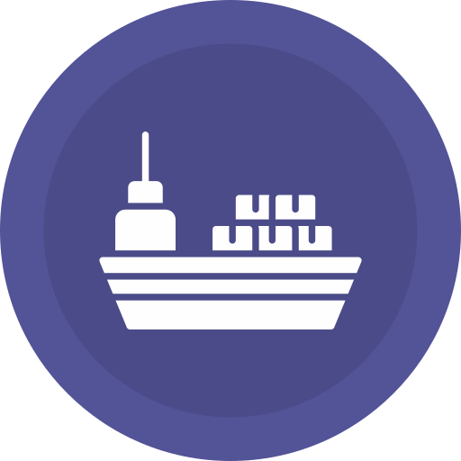 statek towarowy Generic color fill ikona