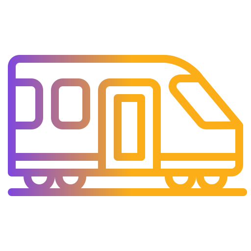 Subway train Generic gradient outline icon