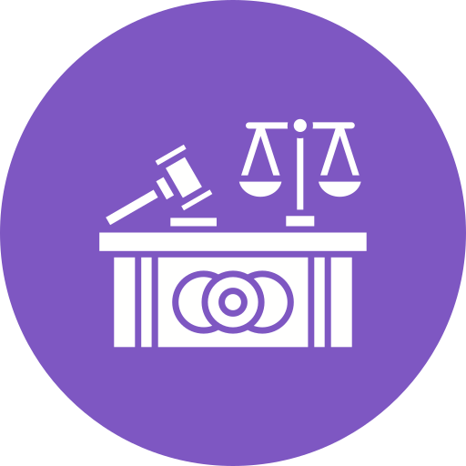 Courtroom Generic color fill icon