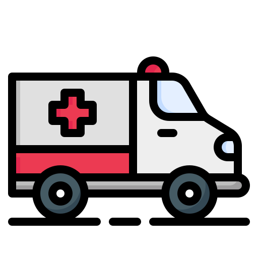 Ambulance car Generic color lineal-color icon