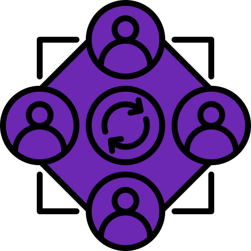 グループのダイナミクス Generic color lineal-color icon